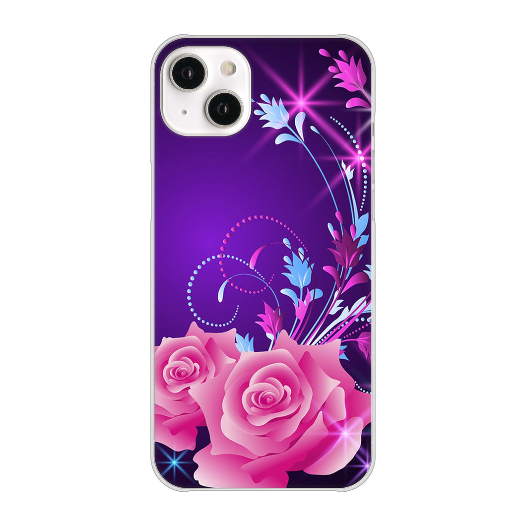 iPhone14 Plus 高画質仕上げ 背面印刷 ハードケース【1177 紫色の夜】