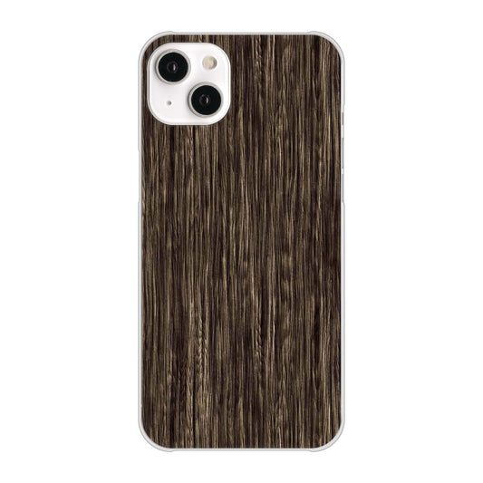 iPhone14 Plus 高画質仕上げ 背面印刷 ハードケース【EK848 木目ダークブラウン】
