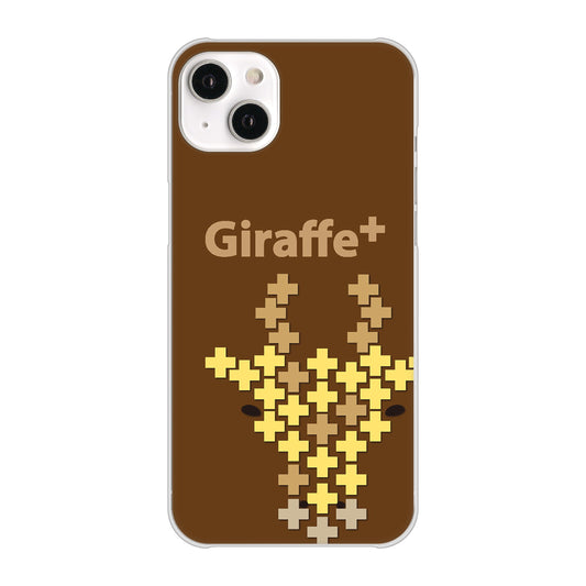 iPhone14 Plus 高画質仕上げ 背面印刷 ハードケース【IA805 Giraffe+】