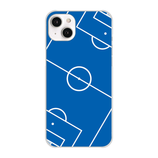 iPhone14 Plus 高画質仕上げ 背面印刷 ハードケース【IB922 SOCCER_ピッチ】