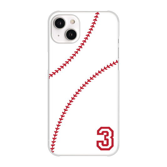 iPhone14 Plus 高画質仕上げ 背面印刷 ハードケース【IB923 baseball_ボール】