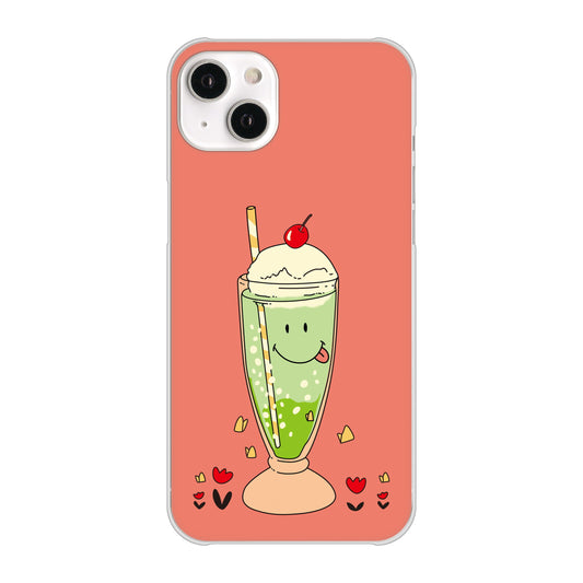 iPhone14 Plus 高画質仕上げ 背面印刷 ハードケース【MA900 クリームソーダ】