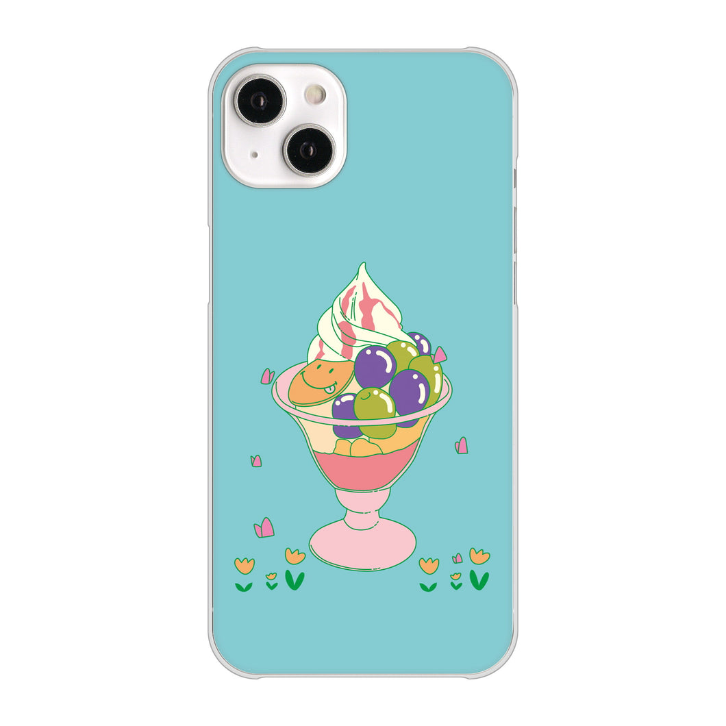 iPhone14 Plus 高画質仕上げ 背面印刷 ハードケース【MA905 マスカットパフェ】