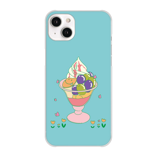 iPhone14 Plus 高画質仕上げ 背面印刷 ハードケース【MA905 マスカットパフェ】