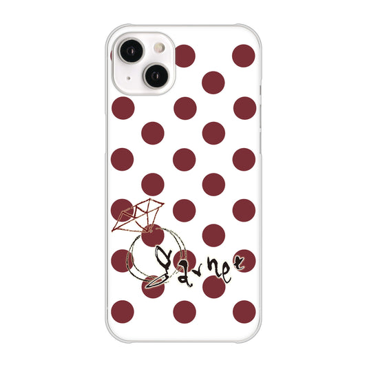 iPhone14 Plus 高画質仕上げ 背面印刷 ハードケース【OE810 1月ガーネット】