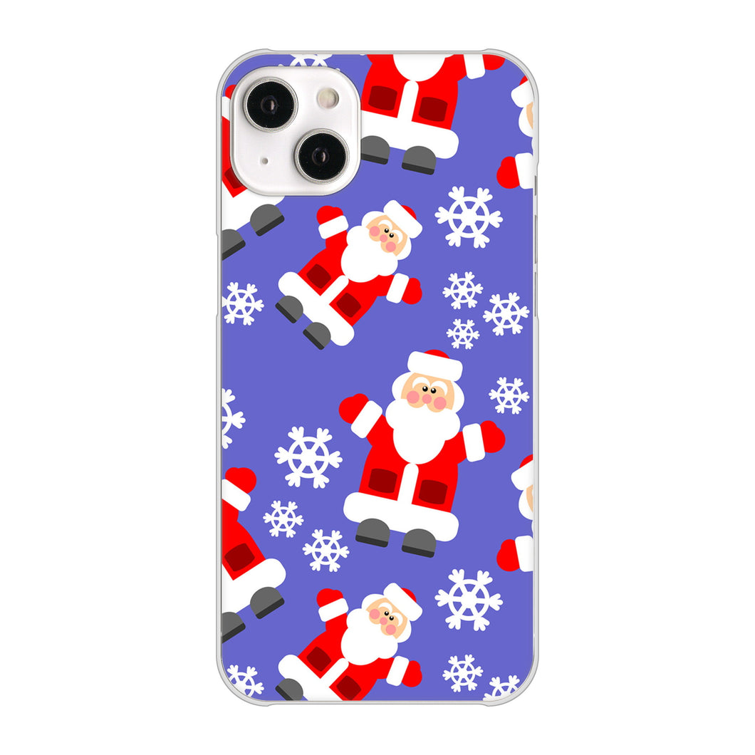 iPhone14 Plus 高画質仕上げ 背面印刷 ハードケース【XA804 Welcomeサンタさん】