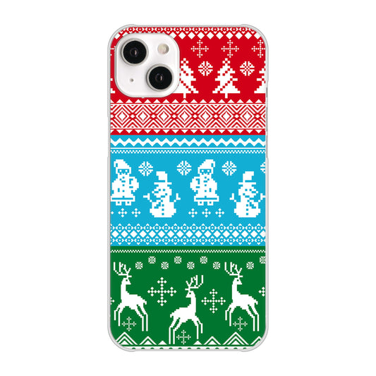 iPhone14 Plus 高画質仕上げ 背面印刷 ハードケース【XA807 X'masモチーフ】