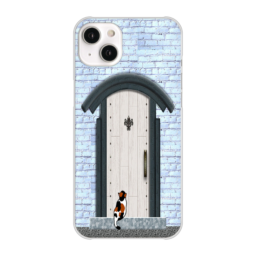 iPhone14 Plus 高画質仕上げ 背面印刷 ハードケース【YA951 石ドア01】