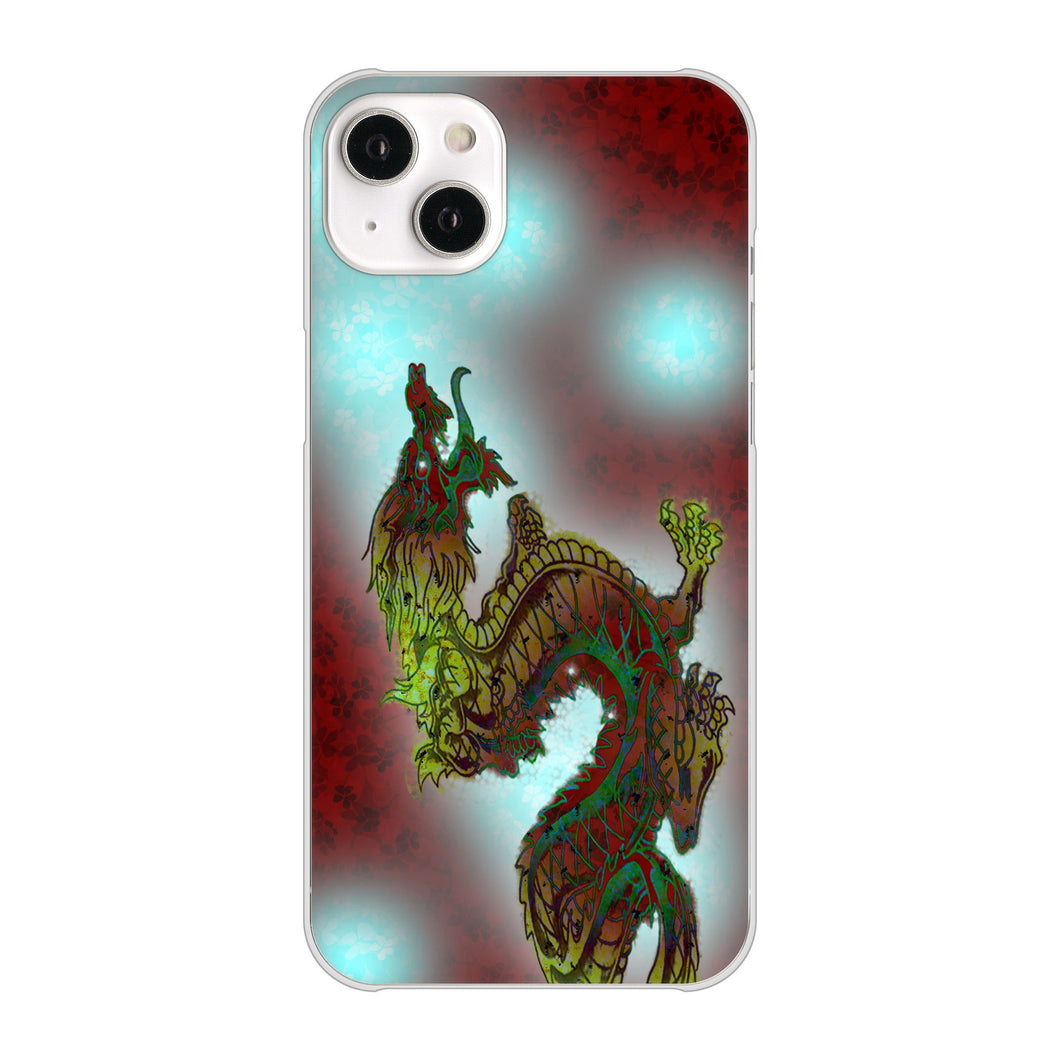 iPhone14 Plus 高画質仕上げ 背面印刷 ハードケース【YC908 赤竜01】