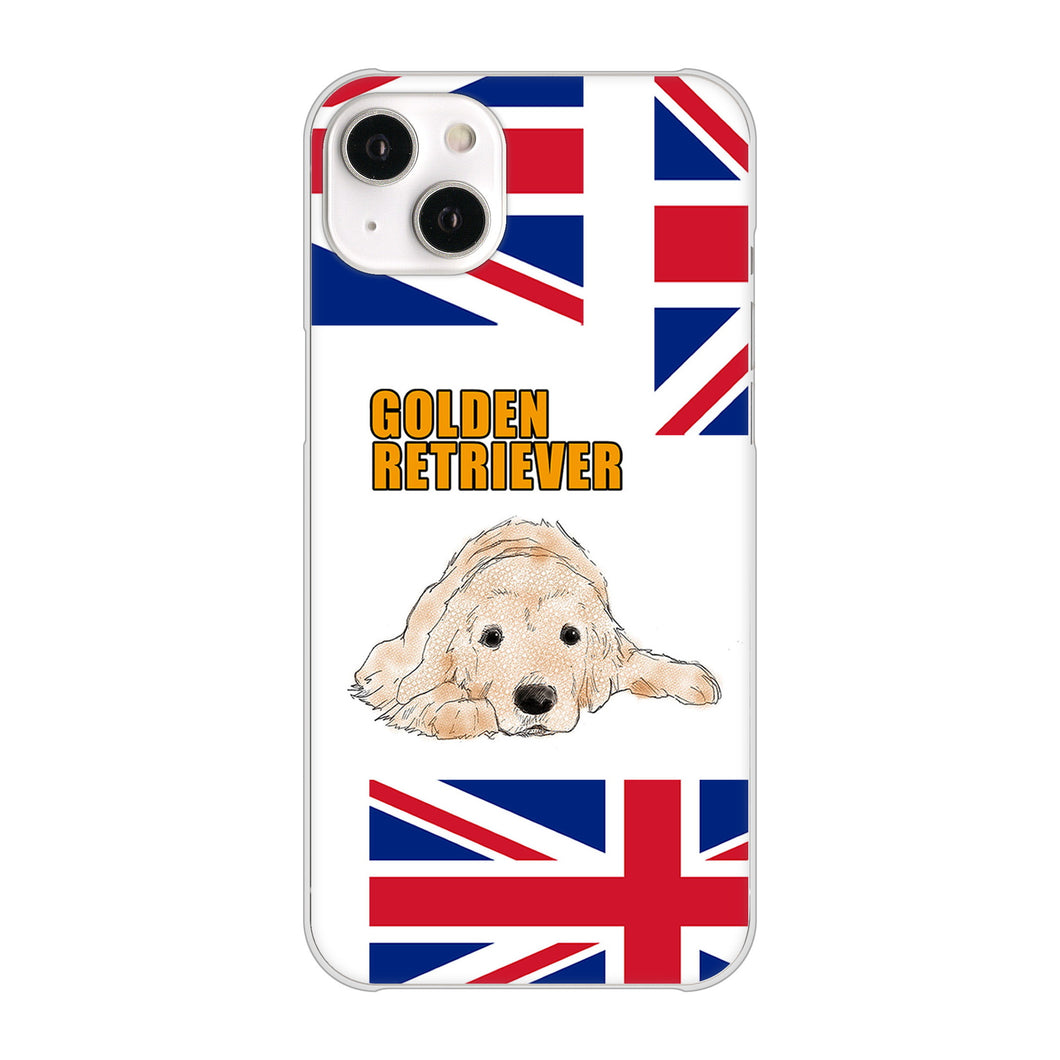 iPhone14 Plus 高画質仕上げ 背面印刷 ハードケース【YD825 ゴールデンレトリバー01】