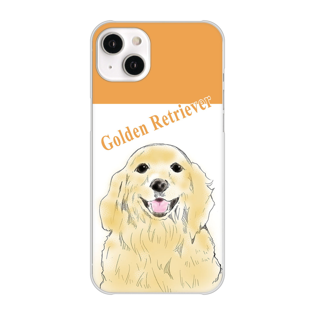 iPhone14 Plus 高画質仕上げ 背面印刷 ハードケース【YD827 ゴールデンレトリバー03】