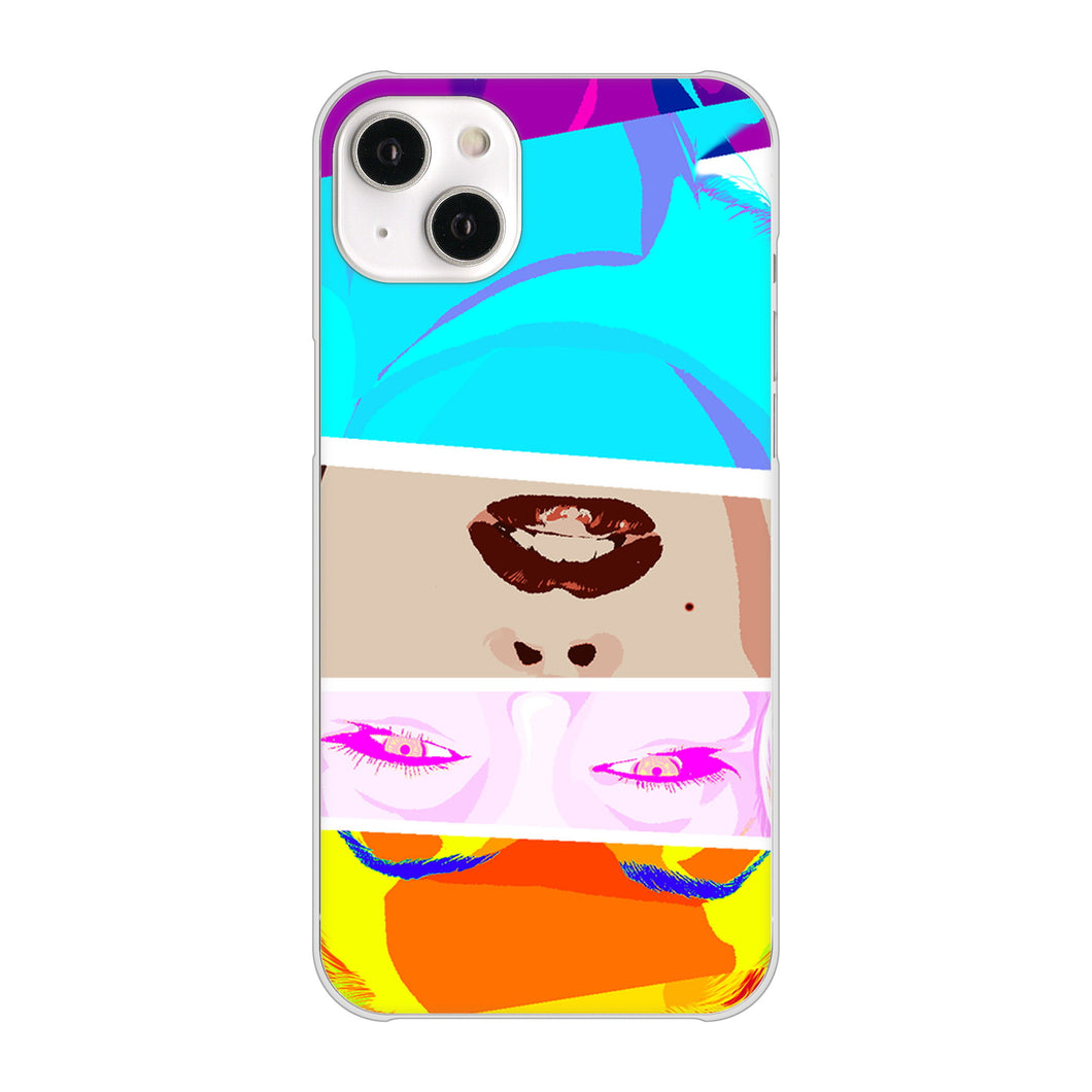 iPhone14 Plus 高画質仕上げ 背面印刷 ハードケース【YJ211 マリリンモンローデザイン(D)】