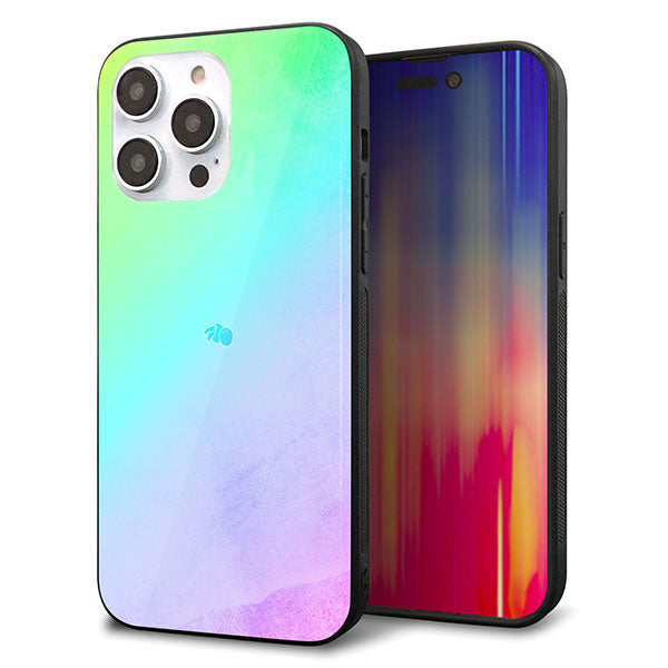 iPhone14 Pro Max 強化ガラス&TPUスマホケース ガラプリ【YJ287 デザイン】