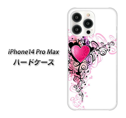 iPhone14 Pro Max 高画質仕上げ 背面印刷 ハードケース【007 スタイリッシュハート】