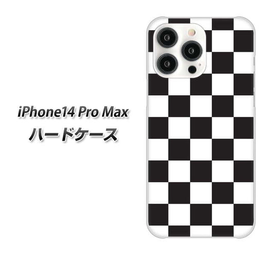 iPhone14 Pro Max 高画質仕上げ 背面印刷 ハードケース【151 フラッグチェック】
