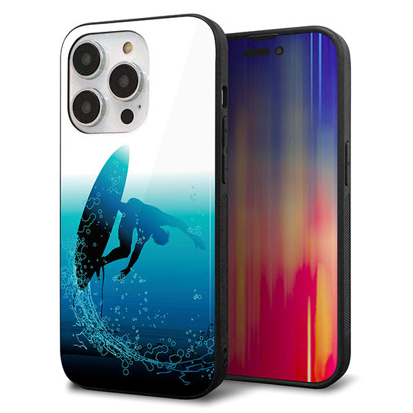 iPhone14 Pro 強化ガラス&TPUスマホケース ガラプリ【416 カットバック】