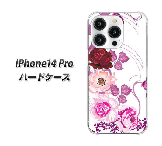 iPhone 14 Pro 116 6月のバラ ハードケース 背面印刷