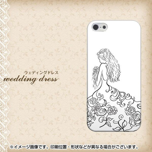 iPhone5/iPhone5s 高画質仕上げ 背面印刷 ハードケース【390 ウエディングドレス】