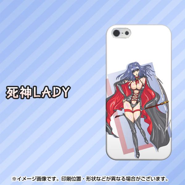 iPhone5/iPhone5s 高画質仕上げ 背面印刷 ハードケース【425 死神LADY】