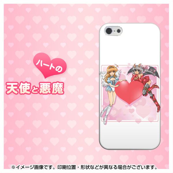 iPhone5/iPhone5s 高画質仕上げ 背面印刷 ハードケース【426 ハートのファンタジー】