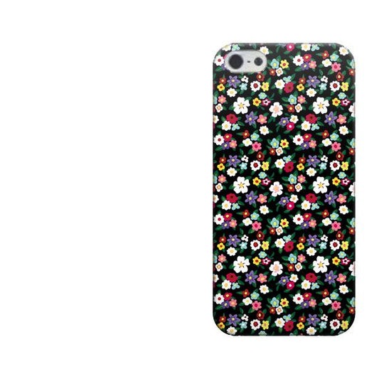 iPhone5/iPhone5s 高画質仕上げ 背面印刷 ハードケース【778 マイクロリバティプリントBK】