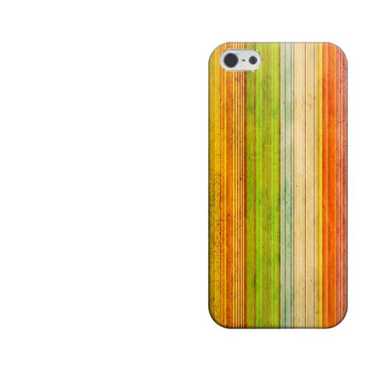 iPhone5/iPhone5s 高画質仕上げ 背面印刷 ハードケース【1325 ビンテージストライプ(色彩)】