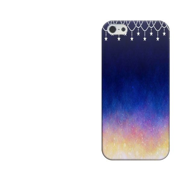 iPhone5/iPhone5s 高画質仕上げ 背面印刷 ハードケース【MI803 冬の夜空】