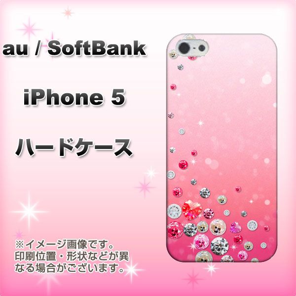 iPhone5/iPhone5s 高画質仕上げ 背面印刷 ハードケース【SC822 スワロデコ風プリント】