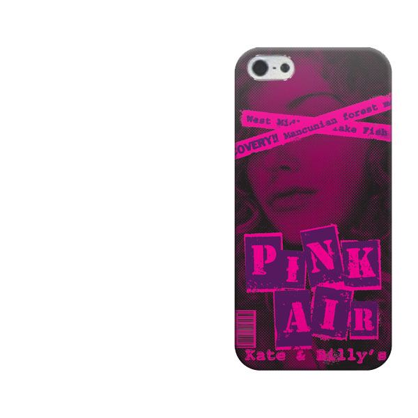 iPhone5/iPhone5s 高画質仕上げ 背面印刷 ハードケース【UB820 PINK AIR】