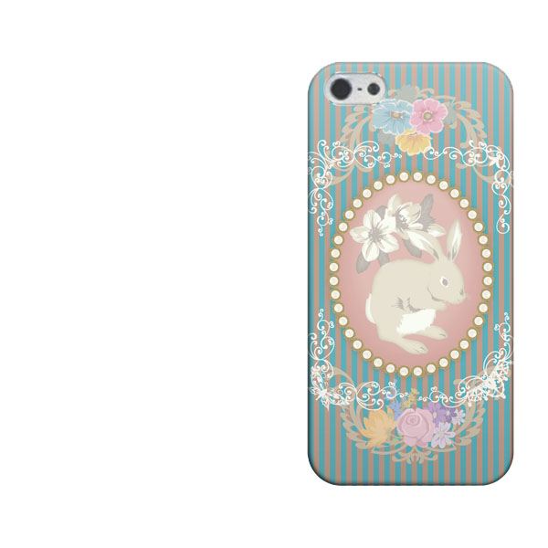 iPhone5/iPhone5s 高画質仕上げ 背面印刷 ハードケース【UB850 ラビットカメオ】