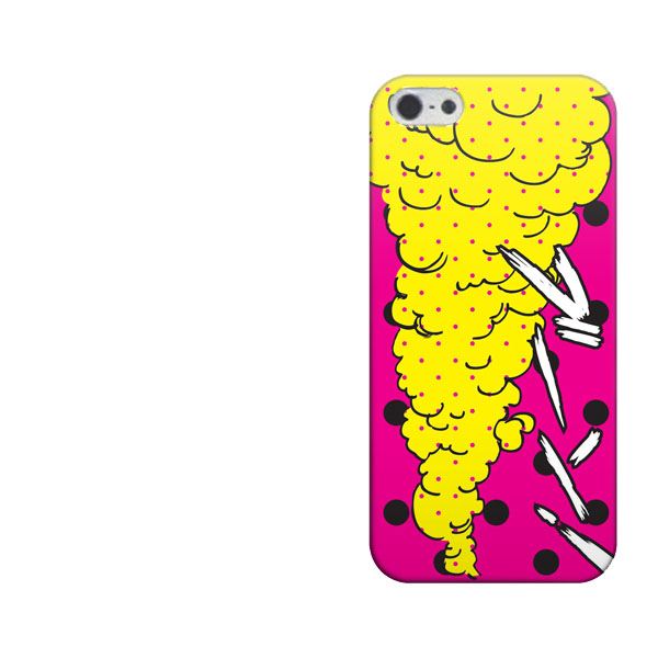 iPhone5/iPhone5s 高画質仕上げ 背面印刷 ハードケース【UB880 ブーン!】