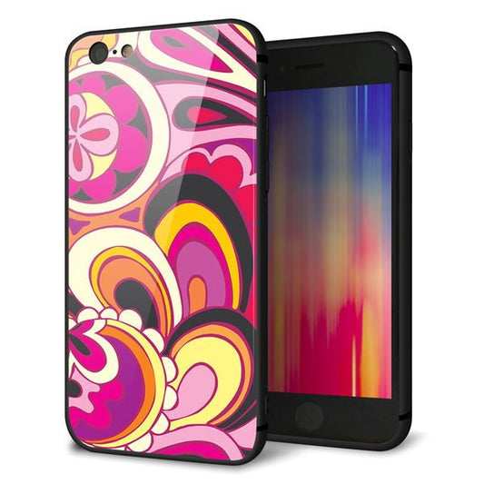 iPhone6 強化ガラス&TPUスマホケース ガラプリ【586 ブローアップカラー】