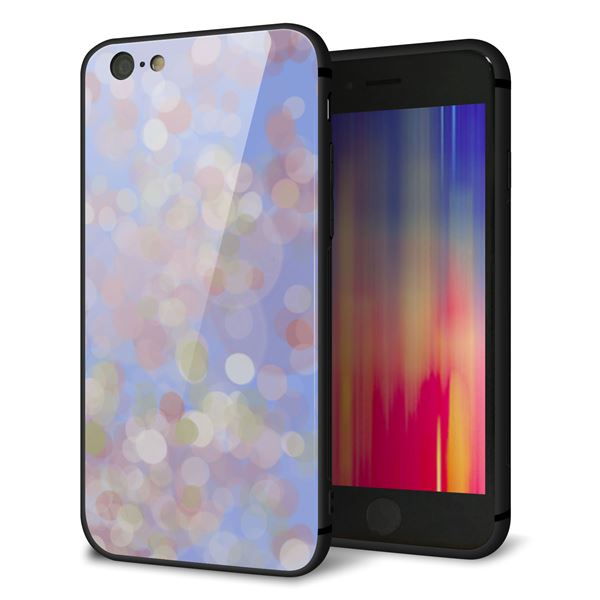 iPhone6 強化ガラス&TPUスマホケース ガラプリ【YJ293 デザイン】