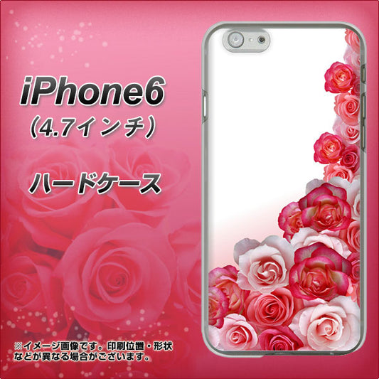 iPhone6 高画質仕上げ 背面印刷 ハードケース【299 薔薇の壁】