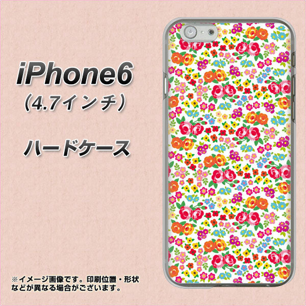 iPhone6 高画質仕上げ 背面印刷 ハードケース【777 マイクロリバティプリントWH】