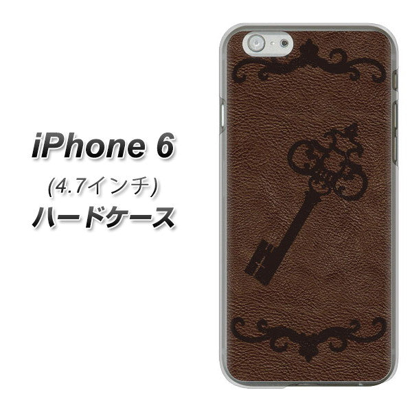 iPhone6 高画質仕上げ 背面印刷 ハードケース【EK824 レザー風アンティークキー】