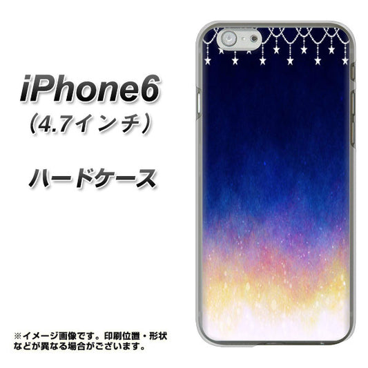 iPhone6 高画質仕上げ 背面印刷 ハードケース【MI803 冬の夜空】
