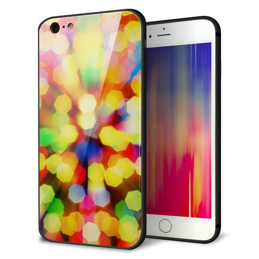 iPhone6 PLUS 強化ガラス&TPUスマホケース ガラプリ【VA874 未来へのワープ】