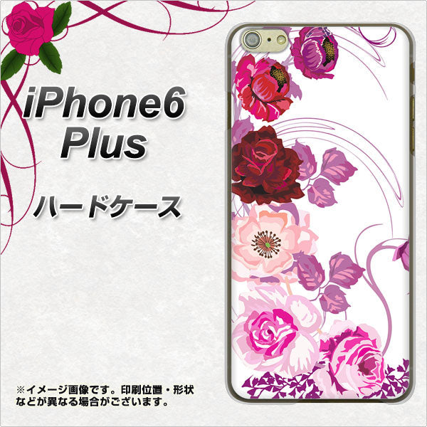 iPhone6 PLUS 高画質仕上げ 背面印刷 ハードケース【116 6月のバラ】
