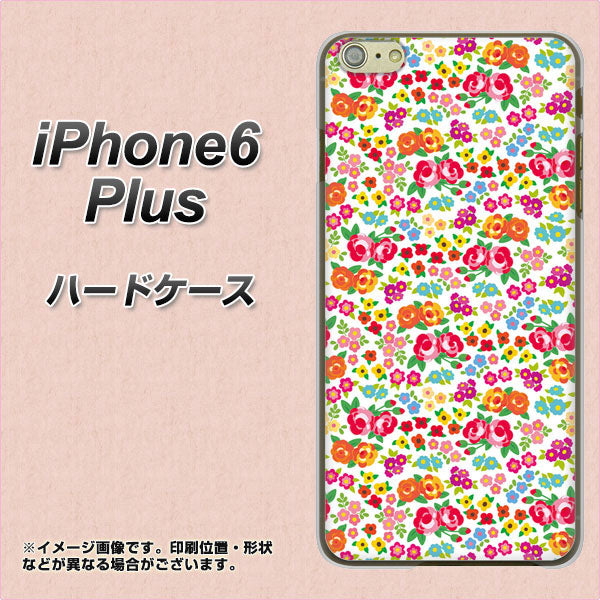 iPhone6 PLUS 高画質仕上げ 背面印刷 ハードケース【777 マイクロリバティプリントWH】