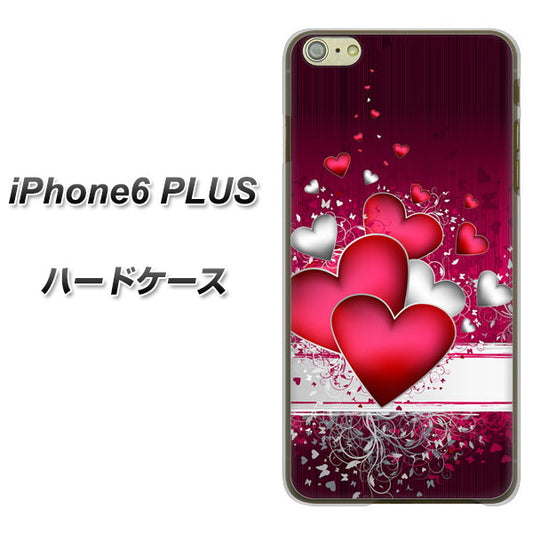iPhone6 PLUS 高画質仕上げ 背面印刷 ハードケース【VA835 ハートの息吹】