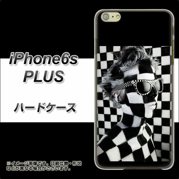 iPhone6s PLUS 高画質仕上げ 背面印刷 ハードケース【357 bk&wh】