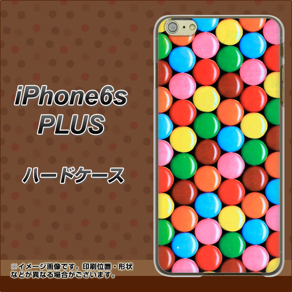 iPhone6s PLUS 高画質仕上げ 背面印刷 ハードケース【448 マーブルチョコ】
