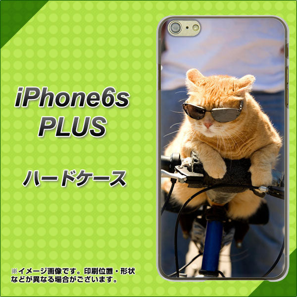 iPhone6s PLUS 高画質仕上げ 背面印刷 ハードケース【595 にゃんとサイクル】