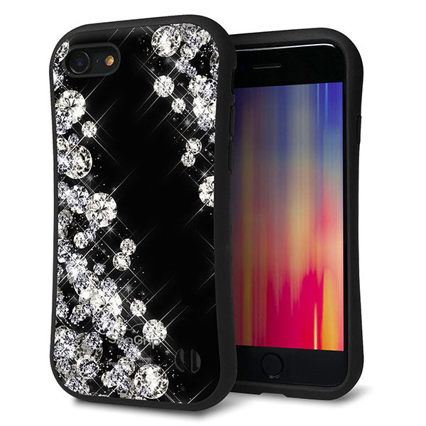iPhone7 スマホケース 「SEA Grip」 グリップケース Sライン 【VA871 ダイヤモンドフレーム】 UV印刷