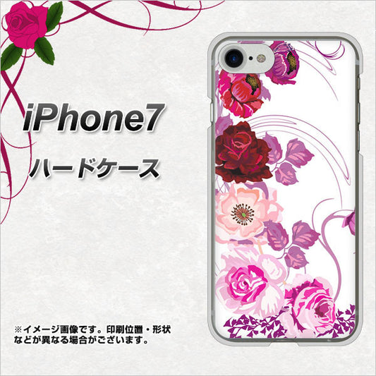 iPhone7 高画質仕上げ 背面印刷 ハードケース【116 6月のバラ】