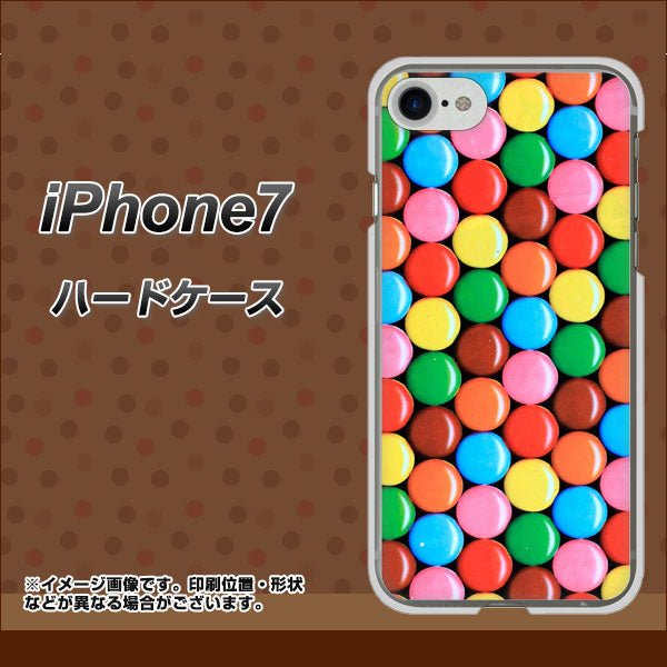 iPhone7 高画質仕上げ 背面印刷 ハードケース【448 マーブルチョコ】