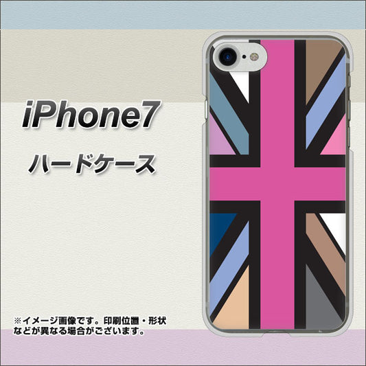 iPhone7 高画質仕上げ 背面印刷 ハードケース【507 ユニオンジャック デスカラー】