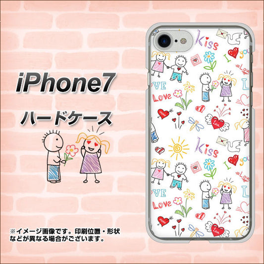 iPhone7 高画質仕上げ 背面印刷 ハードケース【710 カップル】