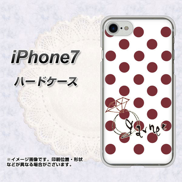 iPhone7 高画質仕上げ 背面印刷 ハードケース【OE810 1月ガーネット】